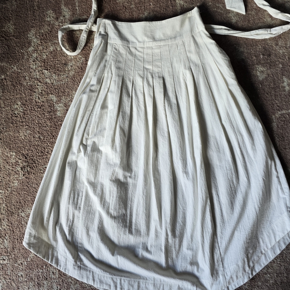Vintage/Rare Cotton Midi Skirt Free PEOPLE - Picture 3 of 6